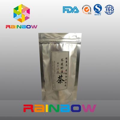 China Silvering Stand Up Tea Bags Packaging , Customized Print Foil Pouch for sale