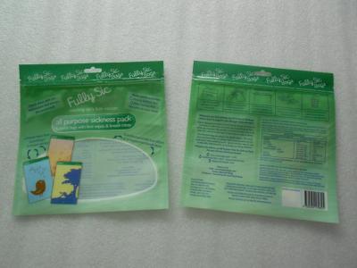 China Window Colorful Printed Opaque Grip Seal Bag , Slider Bag Grip Seal Bag Idpe / Portion Bag for sale