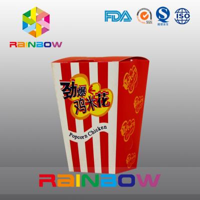 China Fast Food Customized Paper Bags Popcorn Fried Chicken Paper Bags for sale