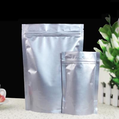 Chine Hermétique tenez la poche d'aluminium empaquetant le sac argenté vertical de papier d'aluminium avec le zip-lock et le bec à vendre