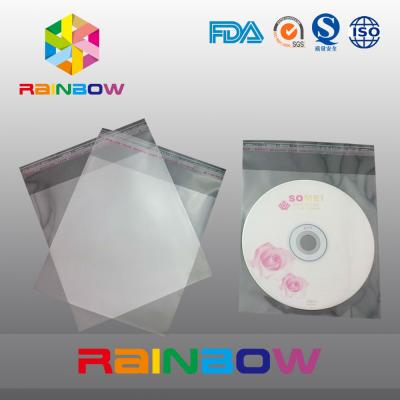 China OPP cellophane bags for CD card / gift packaging , self adhesive seal for sale