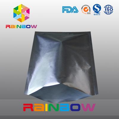 China Embossed texture aluminum foil vacuum seal bags for food packaging for sale