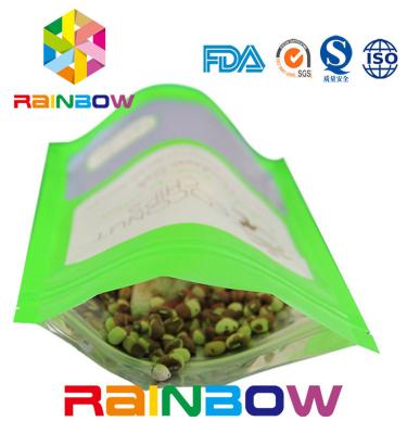 China Self Standing k Paper Snack Bag Packaging , Seeds Packaging Stand Up Zipper Pouch for sale