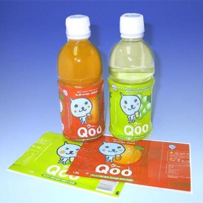 China Hand Application Printed Shink Sleeve Lables /  Wrap For Beverage Bottle Packaging for sale