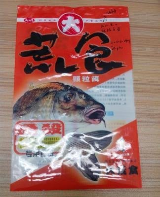 China Plastic Back Seal Fish Lure Packaging Heat Seal Pet Food Bag Custom Printing for sale
