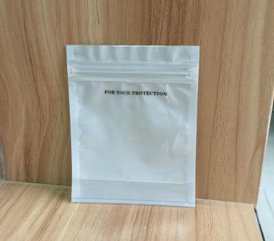 China Milk Protein Powder Cosmetic Skincare Packaging Bag With Zip Lock for sale