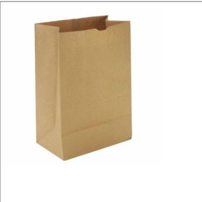 China Brown Kraft Paper Bags Recyclable Gift Food Bread Candy Packaging Bags For Boutique for sale