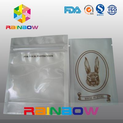 China Customized Logo Transparent Front Poly Zipper Bag For Electronic Packing for sale