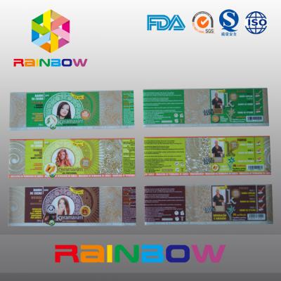 Chine Labels de douille de rétrécissement de chaleur imprimée imperméable faite sur commande de PVC/ANIMAL FAMILIER/label en plastique de bouteille à vendre