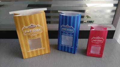 中国 食品包装および表示のためのブラウン クラフト紙袋の Withtin のタイそして前窓 販売のため
