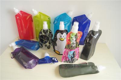 China Empaquetado líquido plástico plástico reutilizable de la bolsa del canalón de la comida/de la bolsa del agua potable en venta