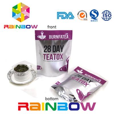 China PET / AL / PE k Tea Bags Packaging , Stand Up Resealable Pouches Custom Size for sale