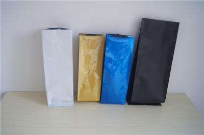 China 250g aluminiumfolietheezakjes die de zijzakken van de hoekplaatkoffie verpakken Te koop