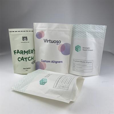 China Teeth Clear Aligners Mylar Packaging Bags MOPP Kraft Paper PE One Side Transparent for sale