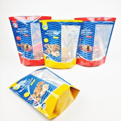China Stand Up Aluminum Packaging Bags Snacks Tobacco Spice Resealable Ziplock Bags for sale
