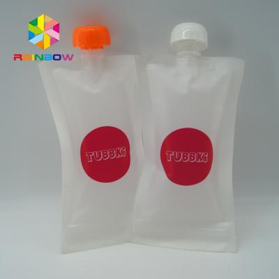 China Baby food plastic pouches for liquids / biodegradable liquid packaging bags for sale
