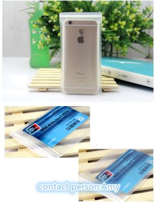 중국 연약한 표면 PVC 지퍼 주머니, iphone 포장을 위한 부대를 포장하는 EVA 플라스틱 주머니 판매용