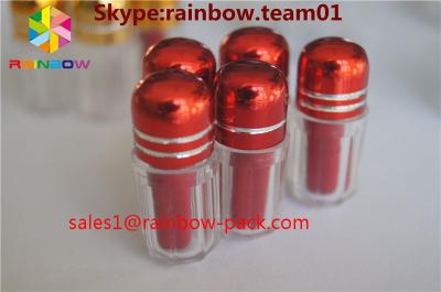 China Small sex  empty medicine bottles with aliminum foil cap , bullet shell casing for sale