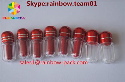 Chine bouteille de pilule de sexe de capsule de récipient en plastique de conteneur de bouteille de pilule de sexe de bouteille de pilule avec les bouteilles de pilule en plastique de chapeau en métal à vendre