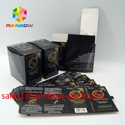 China 3D Paper Card Pack Hot Stamping Blister Packaging Card With Clear Foil Ecstasy for sale