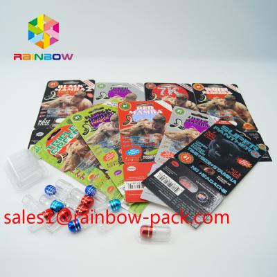 Китай Таблетки секса карты 3д таблетки 3Д секса раскрытия утеса карт черной мамбы 3Д твердые упаковывая упаковывая карту таблетки секса бумажной карты 3Д продается