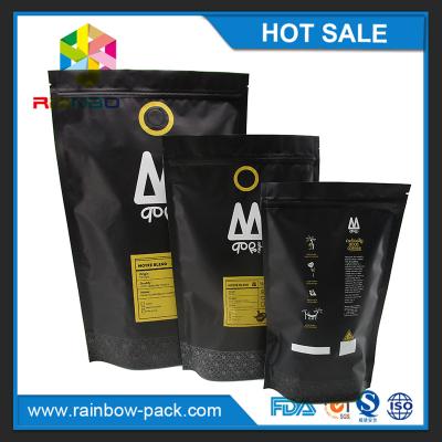 中国 ジッパー ロック袋のガセットのビタミンの包装のコーヒーは包装袋の豆袋の結め換え品のアルミ ホイルの包装の袋をごしごし洗います 販売のため