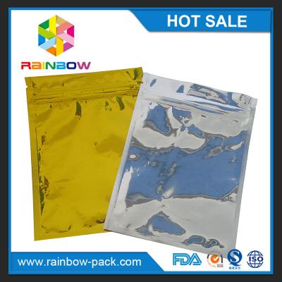 China smell proof k aluminium foil k bag medicine aluminum foil grip sealed bag with zipper top resealable bag for sale