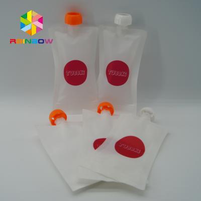 China Squeeze Refillable Plastic Packaging Baby Food Pouch /Reusable Spout Pouch Food Bag for Baby for sale