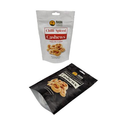 China Factory Price Custom Plastic Bag Standing Up Food Nuts Cashew Pouch Packaging Zipper Bag Packaging en venta