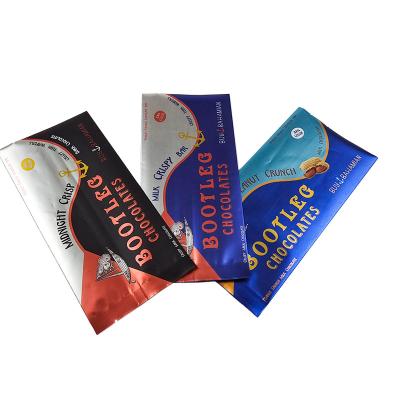 China Custom Printed Heat Sealing Back Side Seal Foil Bag Back Middle Lap Seal Easy Tear Holographic Pillow Bag à venda