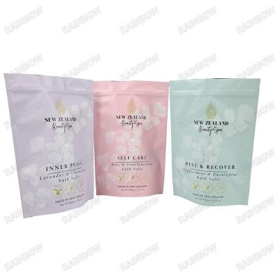 China 1.Empty Mylar Bags Blueberry Body Scrub Packaging Bag Aluminum Foil Self-Standing Plastic Pouch Zipper Resealed Bags for sale