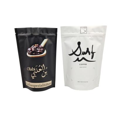 China Moisture-Proof Custom Printed High Quality Coffee Bags With Valve Plastic Zpiier Stand Up Plastic Bag for sale