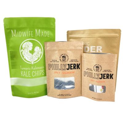 中国 Custom Own Design Kraft Paper Bags for Cookie Cake Nuts Edibles Powder Pet Food Biodegradable Smell Proof Packaging Pouc 販売のため