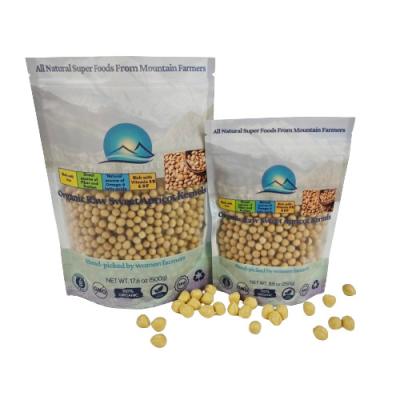 China Custom Digital Printed Nut Packaging Zip Lock Coffee Protein Powder Pouch Standing Up Pouch For Food Packaging en venta