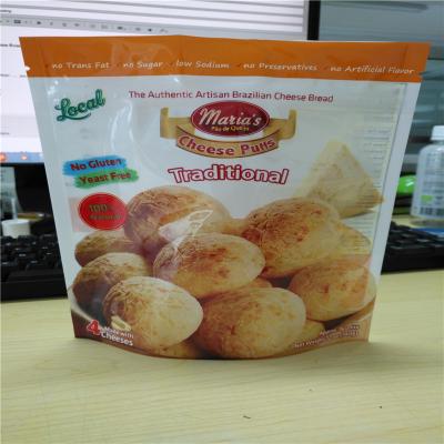 China Mexikanisches brasilianisches Käse-Hauch-kundenspezifisches Logo-Plastikbeutel, die brasilianische Käse-Hauch-Plätzchen-Käse-Chips verpacken zu verkaufen