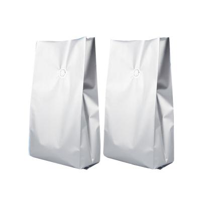 China Sacos de empacotamento plásticos Resealable do feijão de café da folha de alumínio de sacos de café do reforço lateral com válvula 1kg à venda