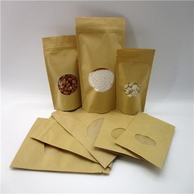 China Ovalgeschnittene kundengebundene Papiertüten/Reis-Protein-Pulver-Verpackenbeutel zu verkaufen