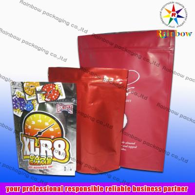China Durability Foil Stand Up Pouches , Light weight Stand Up k Bags for sale