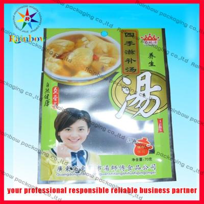 China Customer Design Aluminum Foil Pouch Packaging Bag For Food for sale