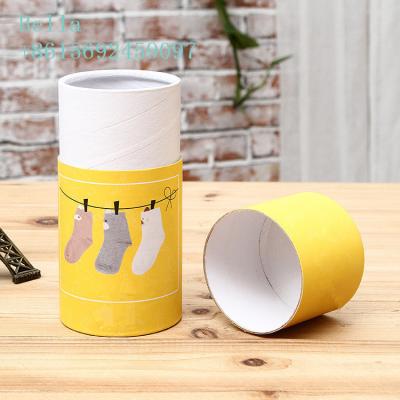 China Cardboard Cylinder Paper Box Packaging Round / Customized Shape 350g for sale