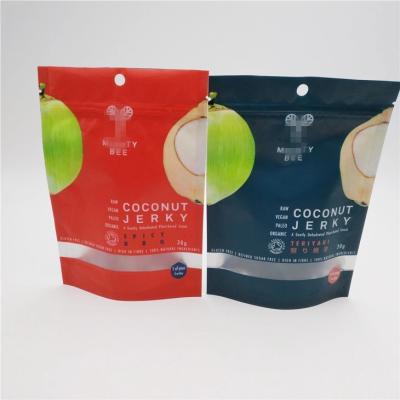 China Transparent Window Plastic Pouches Packaging For Coconut Sugar Sachet for sale