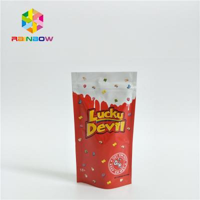 China Aluminum k Snack Bag Packaging , Foil Laminated Stand Up Bags For Cotton Candy for sale