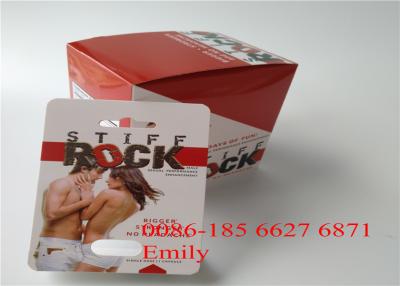 China Private Labels Blister Card Packaging , Rhino Pill Plastic Blister Packaging for sale