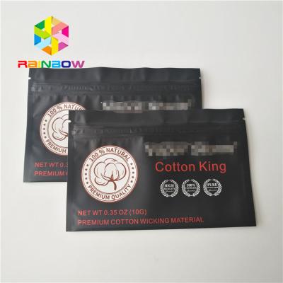 China Stand Up Zip Seal Bags For Facial Makeup Round Beauty Cotton Pads Fr-20181019-2 for sale