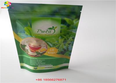 China El té de Matcha se levanta la bolsa de la cremallera que el papel de aluminio material laminado recicla el papel de Kraft en venta