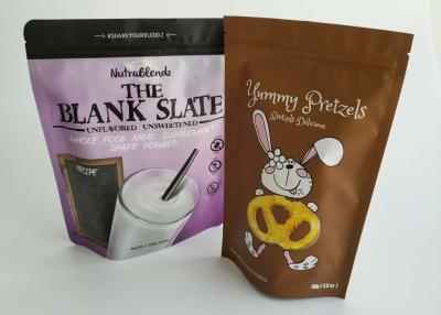 China Custom Stand Up Pouch Delicious Cookie Packaging Sealable Plastic Bag Gravure Printing for sale