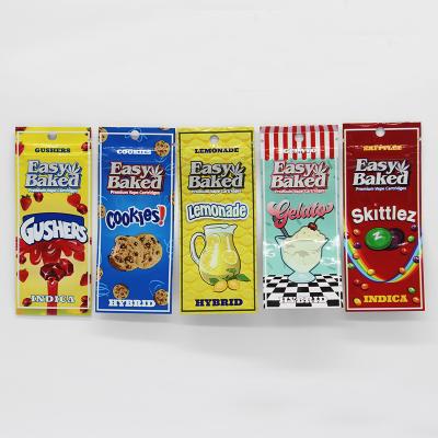 China Exotic Vape Plastic Pouches Packaging Cartridge Flavor Promotion Bag For Food Packaging for sale