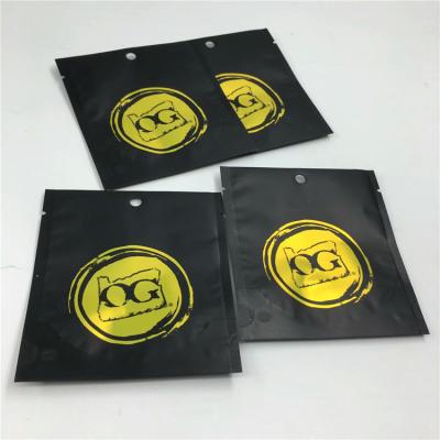 China Three Side Sealed  Zip Lock Bags Resealable Aluminum Foil For Chemical Research Powder for sale