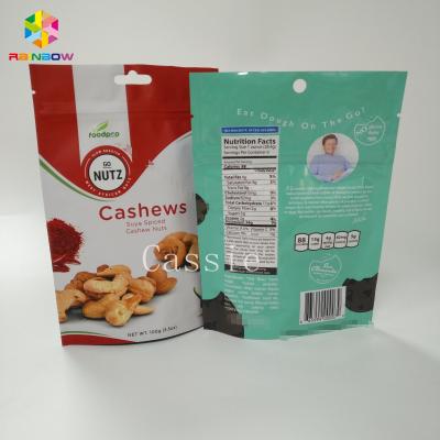 China Heat Seal Popcorn Snack Food Packaging Stand Up Pouch Aluminum Foil Material for sale