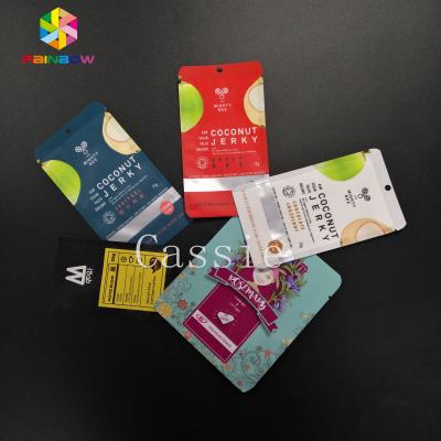 Chine Sentez le vide sûr de papier d'aluminium zip-lock de preuve de sacs de nourriture rescellable de Mylar emballant pouce 3x4 à vendre